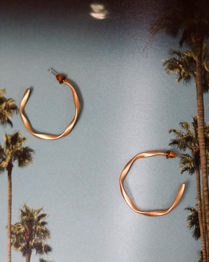 Twisted Hoop Earrings